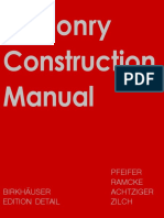 Masonry Construction Manual