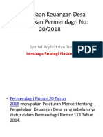 Materi Pengelolaan Keuangan Desa 2018