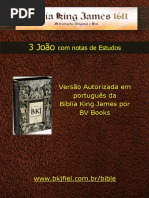 3 João - Versão King James Com Notas de Estudos