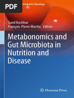 Metabonomics and Gut Microbiota in Nutrition and Disease: Sunil Kochhar François-Pierre Martin Editors