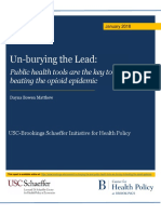 Un-Burying The Lead-Public Health Tools Are The Key To Beating The Opioid Epidemic (Brookings Institute)