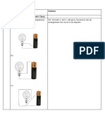 in Which of The Following Arrangements, Will The Bulb Glow? (A) Sol: The Bulb 3. and 2. Will Glow, Because in Rest All Arrangements The Circuit Is Incomplete