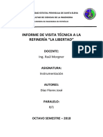 Informe de Visita A La Refineria