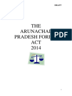 Draft Arunachal Pradesh Forest Act