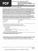 Foreign Registration Statement 1938 As Amended