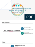 Desain Electric SUbmersible Pump Sumur X Lapangan Y PT MEDCO E&P INDONESIA - Tugas Akhir Akbar Fakhrurroji