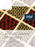 Booth - Analytic Islamic Philsophy PDF