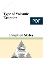 Types of Volcanic Eruption