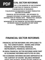 Financial Sector Reforms