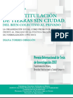 1 - Lima Titulacion de Tierras Sin Ciudad. Del Bien Colectivo Al Privado