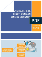 Interaksi Makhluk Hidup Dengan Lingkungannya