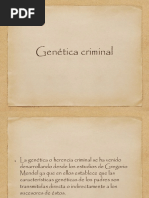 Genetica Criminal