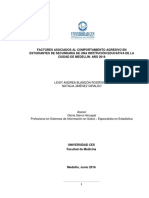 Factores Asociados Comportamiento Agresivo PDF