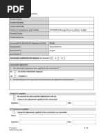 SITXFIN003 Assessment 1 - Short Answers