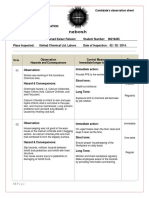 (PDF) Nebosh IGC-3 Observation Sheet (00218445) Final