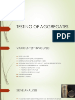 Testing of Aggregates