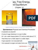 Chapter 18 Entropy Free Energy and Equilibrium