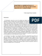 Analisis Bioquimico, Morfologico y Fisiologico de Algunas Tecnicas de Patada Del Taekwondo