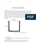 Simulation of Cavity Flow