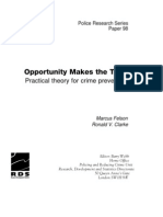 Opportunity Makes The Thief: Practical Theory For Crime Prevention