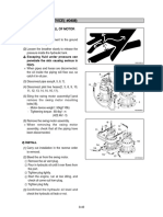 Group 5 Swing Device ( #0408) : 1. Removal and Install of Motor