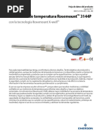 Hoja de Datos Del Producto Transmisor de Temperatura Rosemount 3144p Es Es 87892