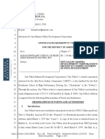 Filing From Bondurant's Landlord, The Sun Marina Valley Development Corporation