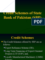 Credit Schemes of State Bank of Pakistan (SBP)