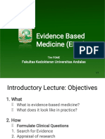 Evidence Based Medicine (EBM) : Fakultas Kedokteran Universitas Andalas