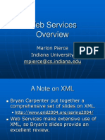 Web Services: Marlon Pierce Indiana University