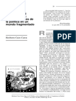 Territorialidad y Fronteras Del Estado Nación: Las Condiciones de La Política en Un Mundo Fragmentado, Heriberto Cairo Carou