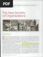 Peter F Drucker - Society of Organisations PDF