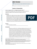 HHS Public Access: Inflammatory Biomarkers in Osteoarthritis