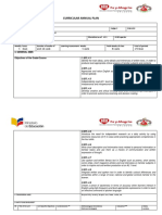 Curricular Annual Plan: 1. Informational Data