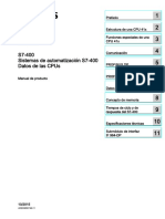 S7400 - CPU Data Es Es-ES