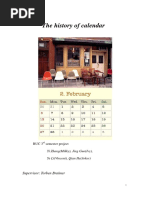 The History of Calendar PDF