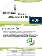 4.0 Analisis de Extractos