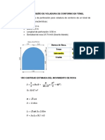 Cálculo y Diseño de Voladura de Contorno en Túnel