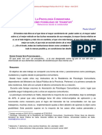 Copia de Psicología Comunitaria Como Posibilidad de Transitar