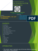 Automatic Power Factor Correction: Project Presentation On