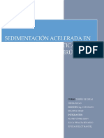 Sedimentación Acelerada en Embalses