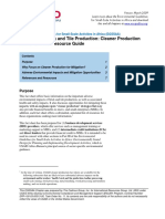 Chapter 4.1: Brick and Tile Production: Cleaner Production Fact Sheet and Resource Guide