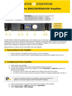 Replacing The ENA2200/ENA2400 Amplifier