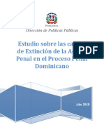 Estudio Sobre Las Causas de Extinción de La Acción Penal en El Proceso Penal Dominicano