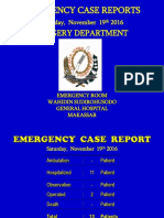 Surgery Department: Emergency Case Reports