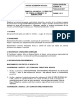 Ga-Pr-003 Mantenimiento Preventivo y Correctivo Equipos de Comunicacion y Vehiculos