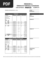 Lista de Precios Pavco Sin Iva Octubre 1.. - 2018