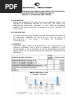 Informe de Aprovechamiento 2013