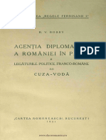 R.V. Bossy - Agentia Diplomatica A Romaniei in Paris Si Legaturile Politice Franco-Romane Sub Cuza-Voda PDF