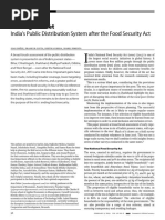 Casting The Net: India's Public Distribution System After The Food Security Act